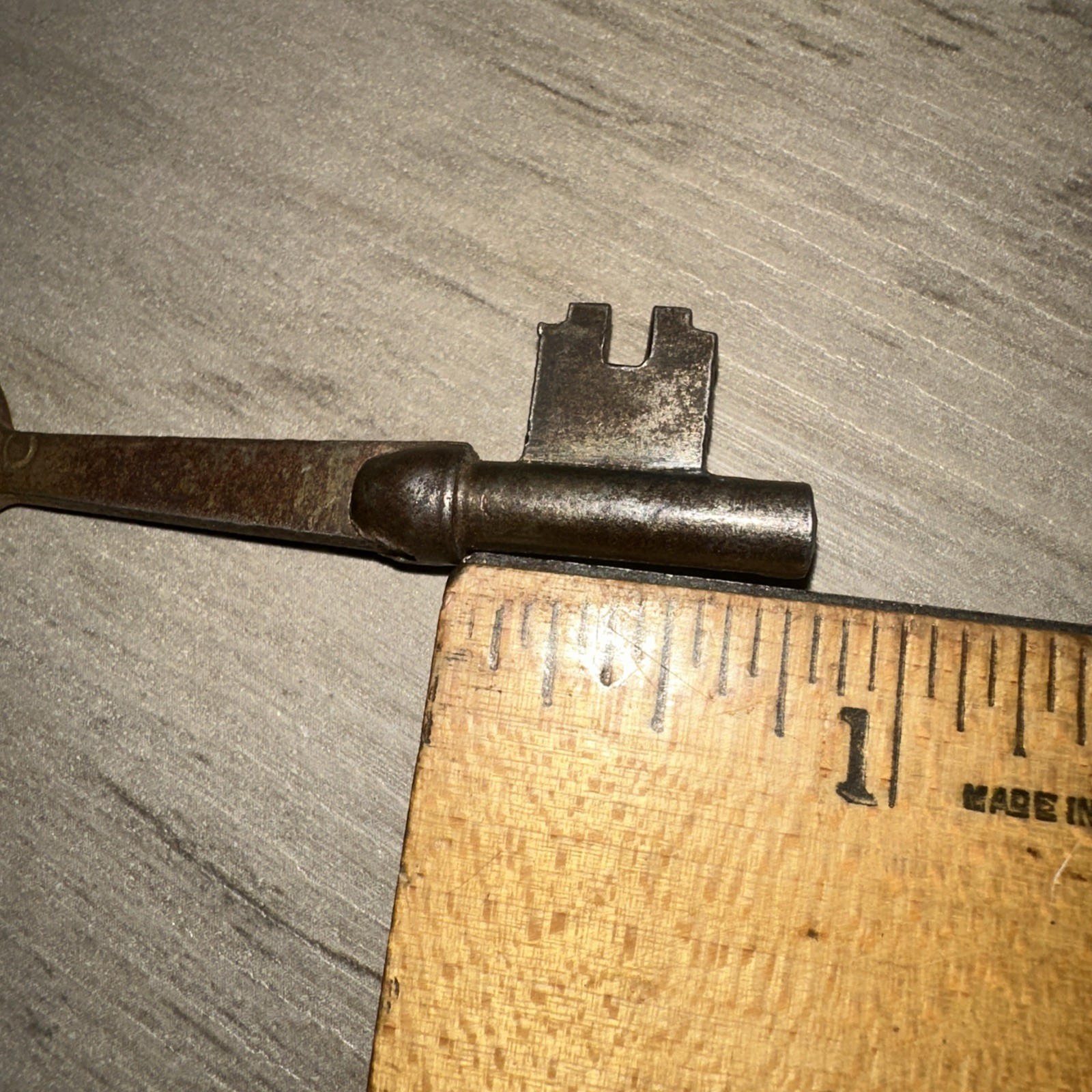 Antique PENN Skeleton Key #6 Solid Barrel. Legit Antique Key!