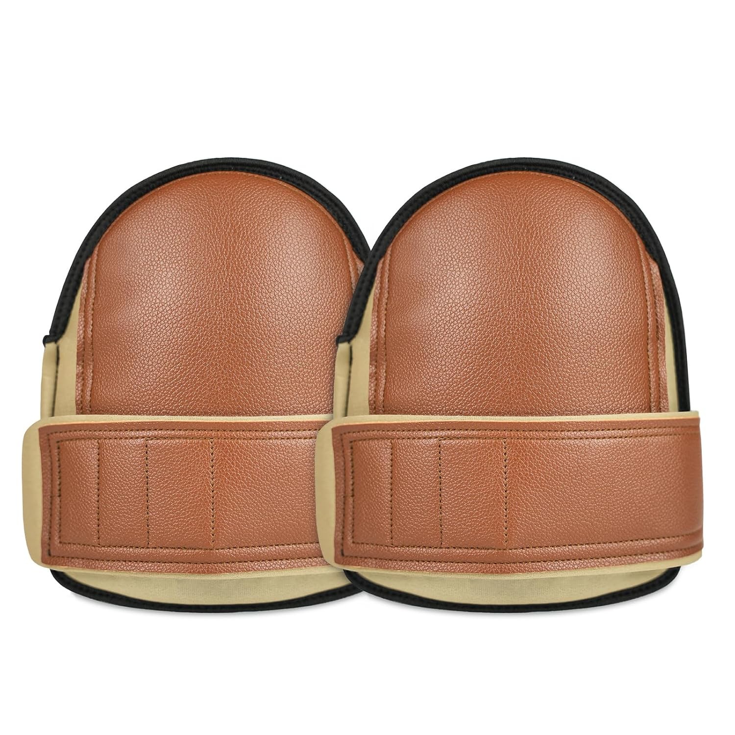 Rodilleras de Seguridad de Cuero Suave para Trabajo, Construcción y Jardinería