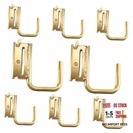 8 PCS E Track J Hooks, 2-inch Steel J Hook Mount Set Tie Down Anchor Points