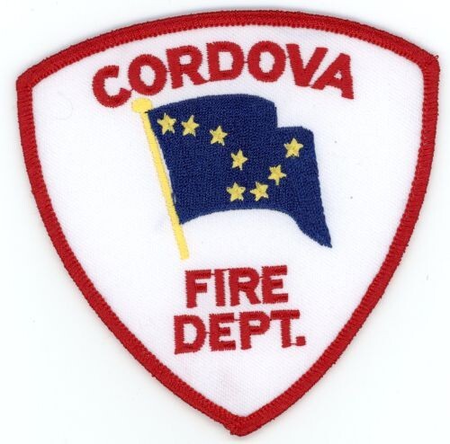 ALASKA AK CORDOVA FIRE DEPARTMENT NICE SHOULDER PATCH POLICE SHERIFF