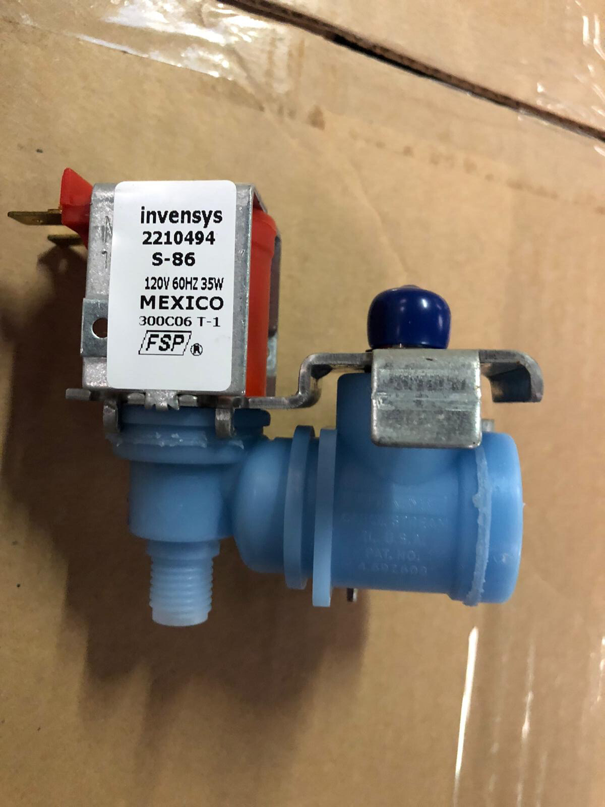 INVENSYS - 2210494 - S-86 - Refrigerator Ice Maker Water Valve
