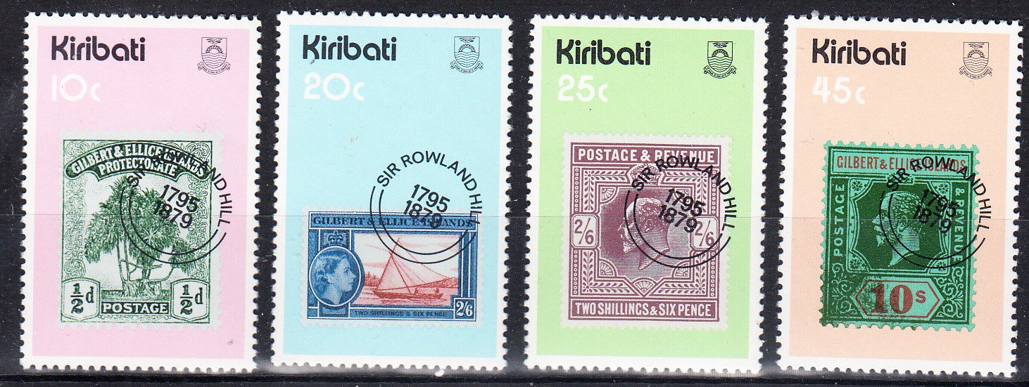 W KIRIBATI 0341-344 ROWLAND HILL