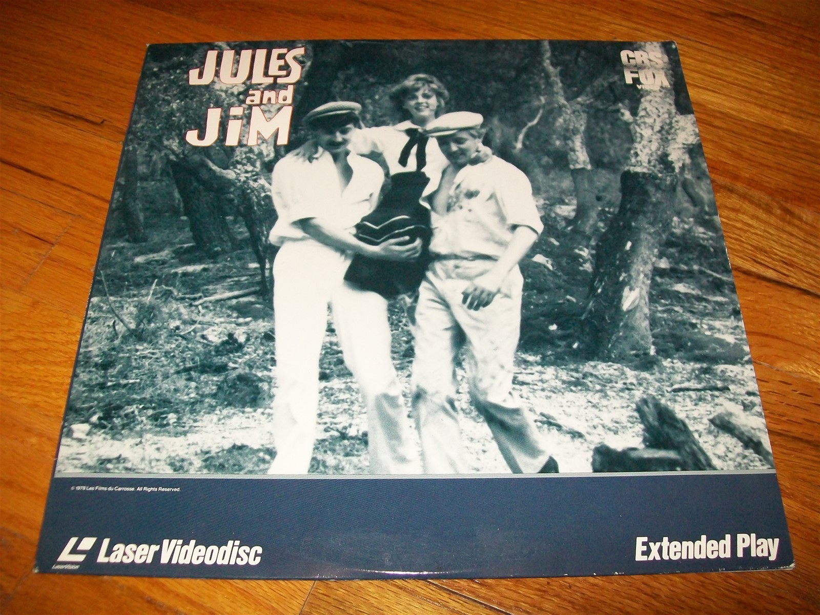 JULES AND JIM Laserdisc LD EXCELLENT CONDITION GREAT FILM FRANCOIS TRUFFAUT