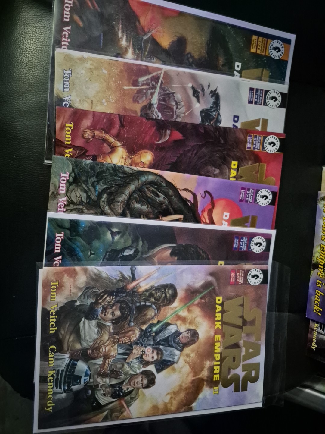 Star Wars Dark Empire Series 1 And 2 #1-6 Gold And Platinum 12 Books Certificate