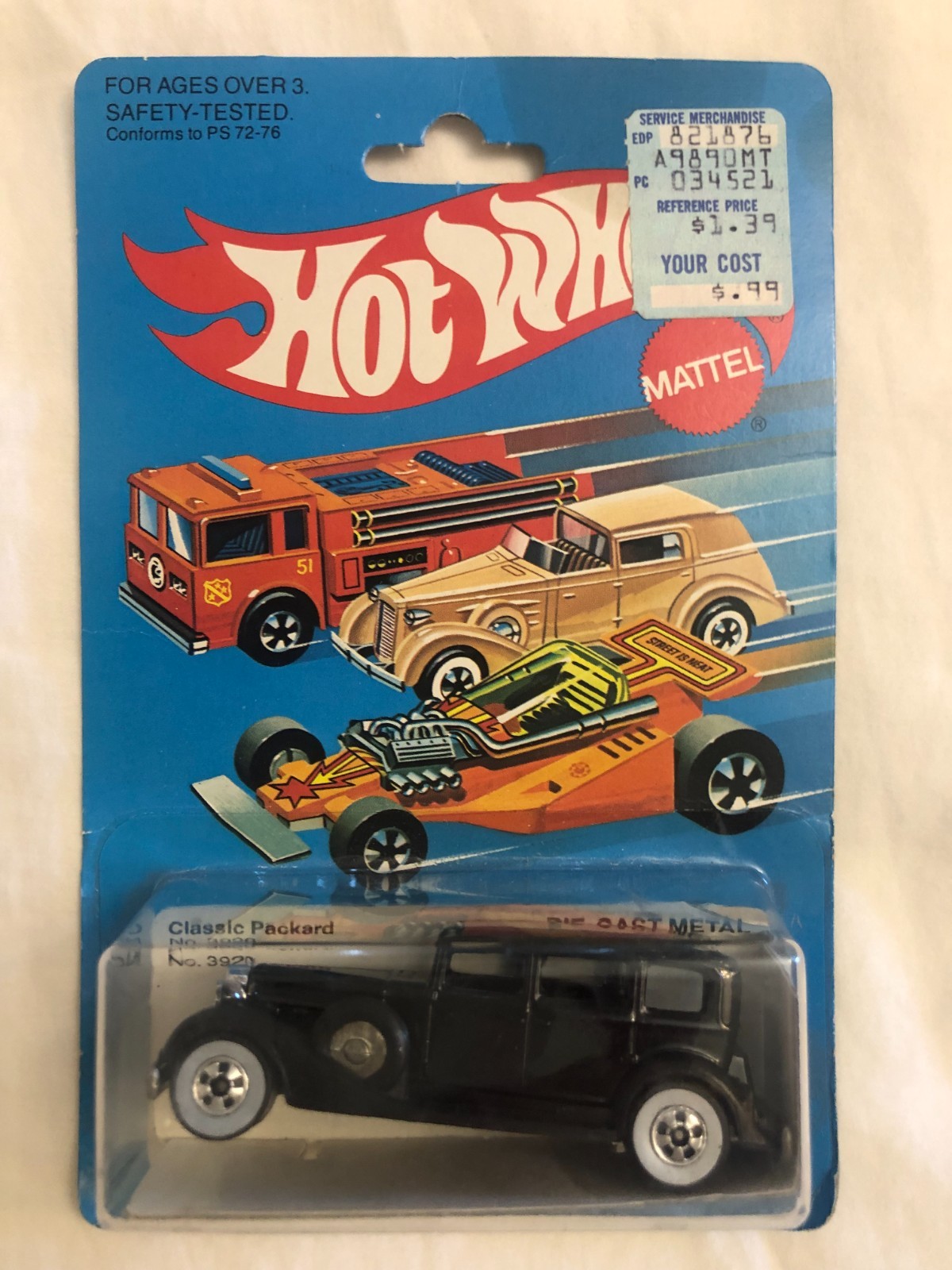 1982 Vtg Classic Packard   HOT WHEELS     #7650    (M1829)