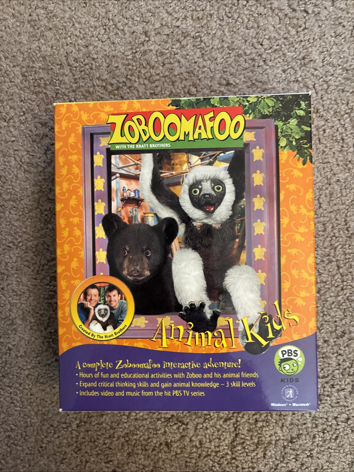 Zoboomafoo Animal Kids With The Kratt Brothers PC, Mac BIG BOX Brand New Sealed