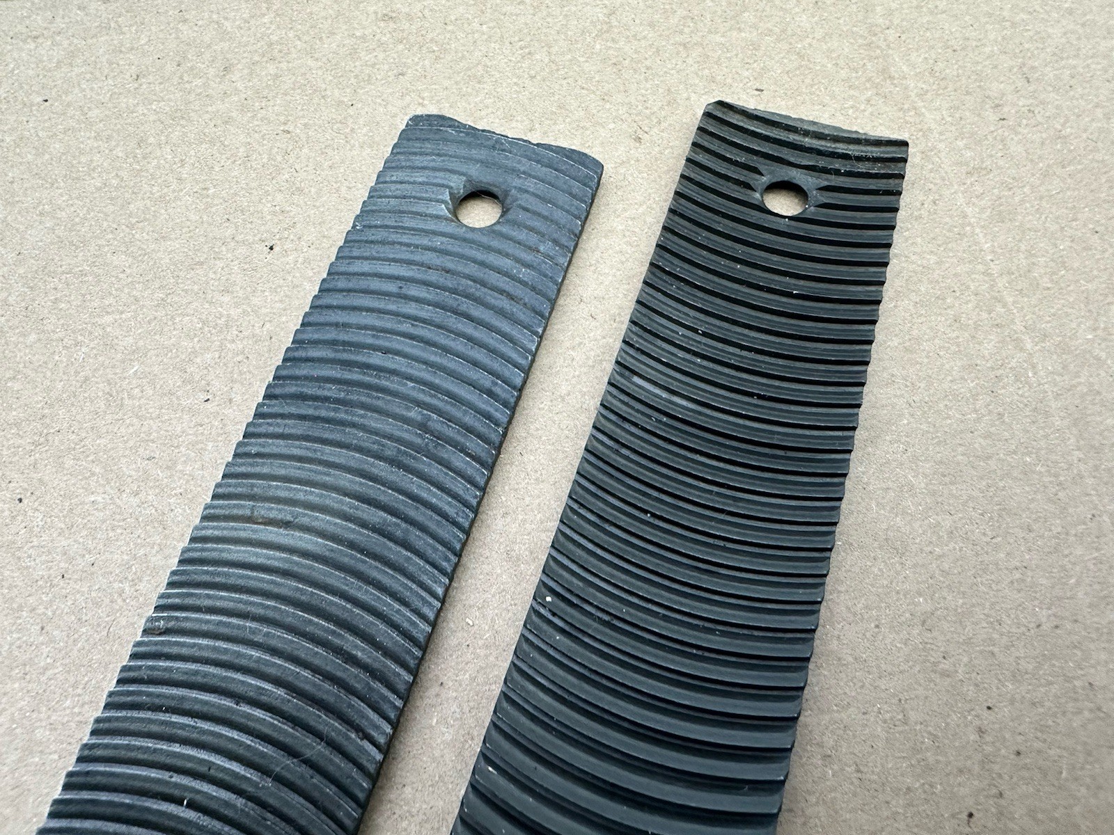 2 Auto Body File Double Hole Middle Tooth Convex File Bodywork Panel Tool 14”