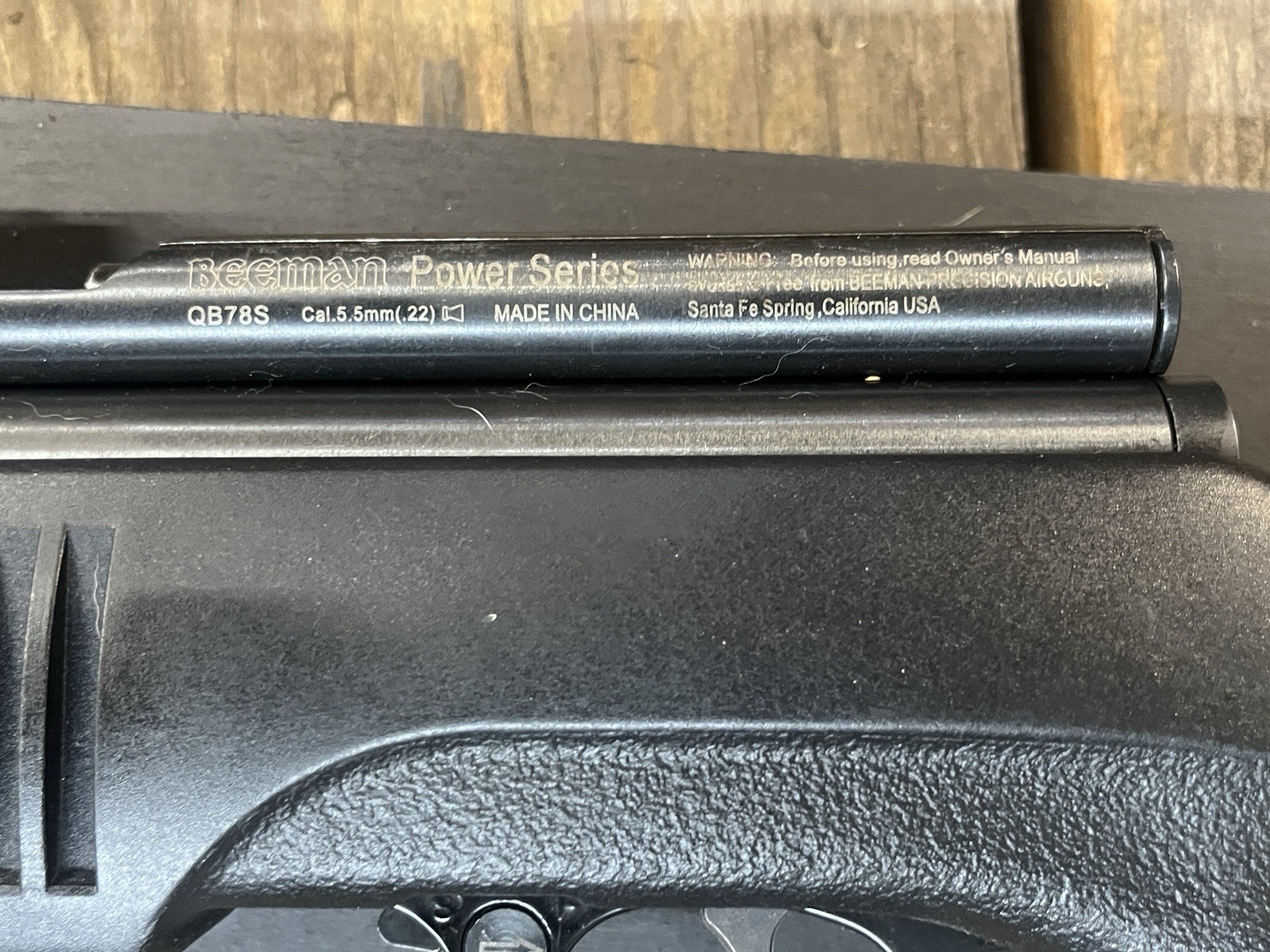 Beeman QB78S .22 Cal CO2 Pellet Air Rifle with laser