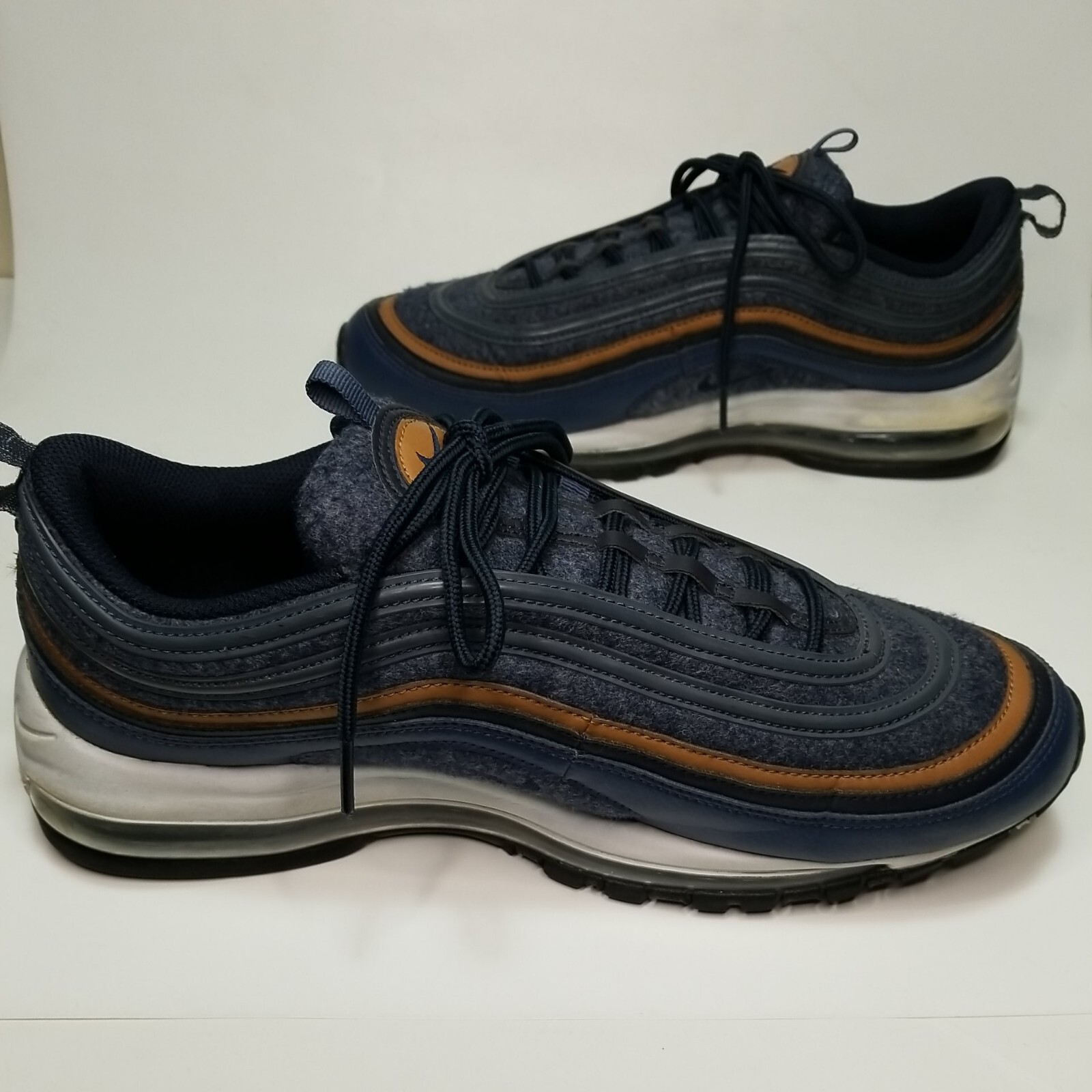 Nike Air Max 97 Wool Thunder Blue Men's shoes size 11.5 Blue/Dark Obsidian