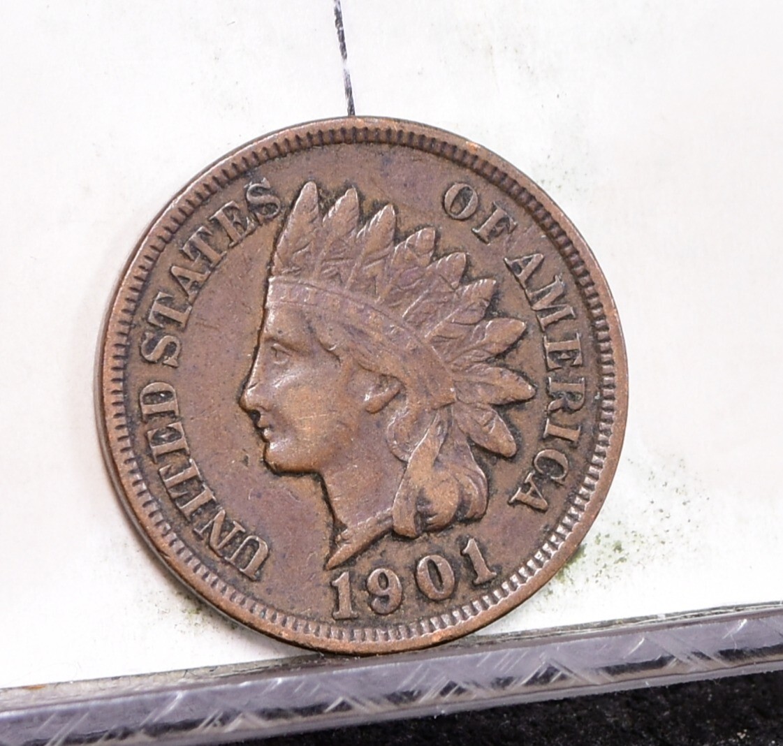 1901 Indian Cent - Ch XF (#58160 -L)