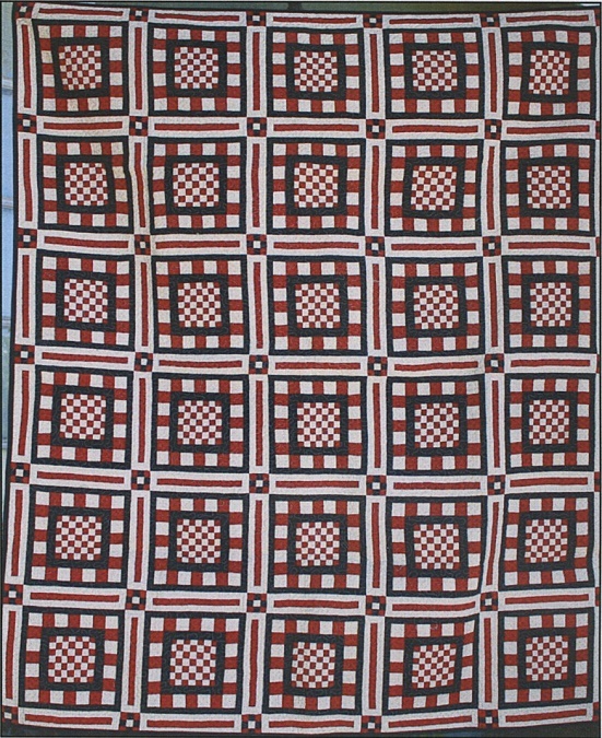 New Pieced Quilt Pattern   CALIFORNIA 49ER   50 X 60