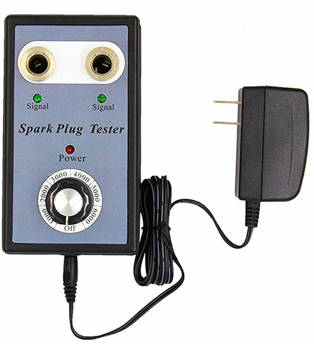 Dual Plug Car Kit Spark Plug Tester 12V Gasoline Ignition Plug Diagnostic Tool