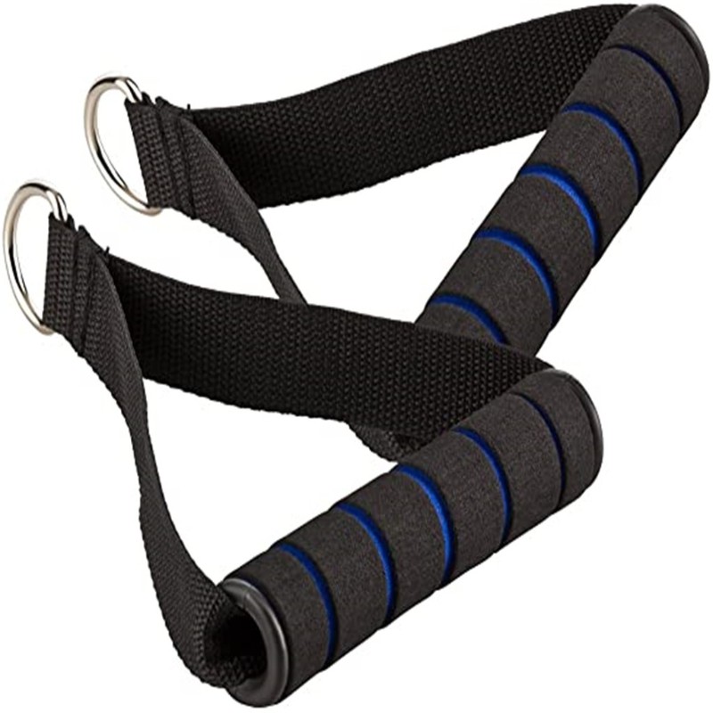 1Pair Resistance Bands Foam Handle Pull Rope Handle for Exercise Workout Fitness