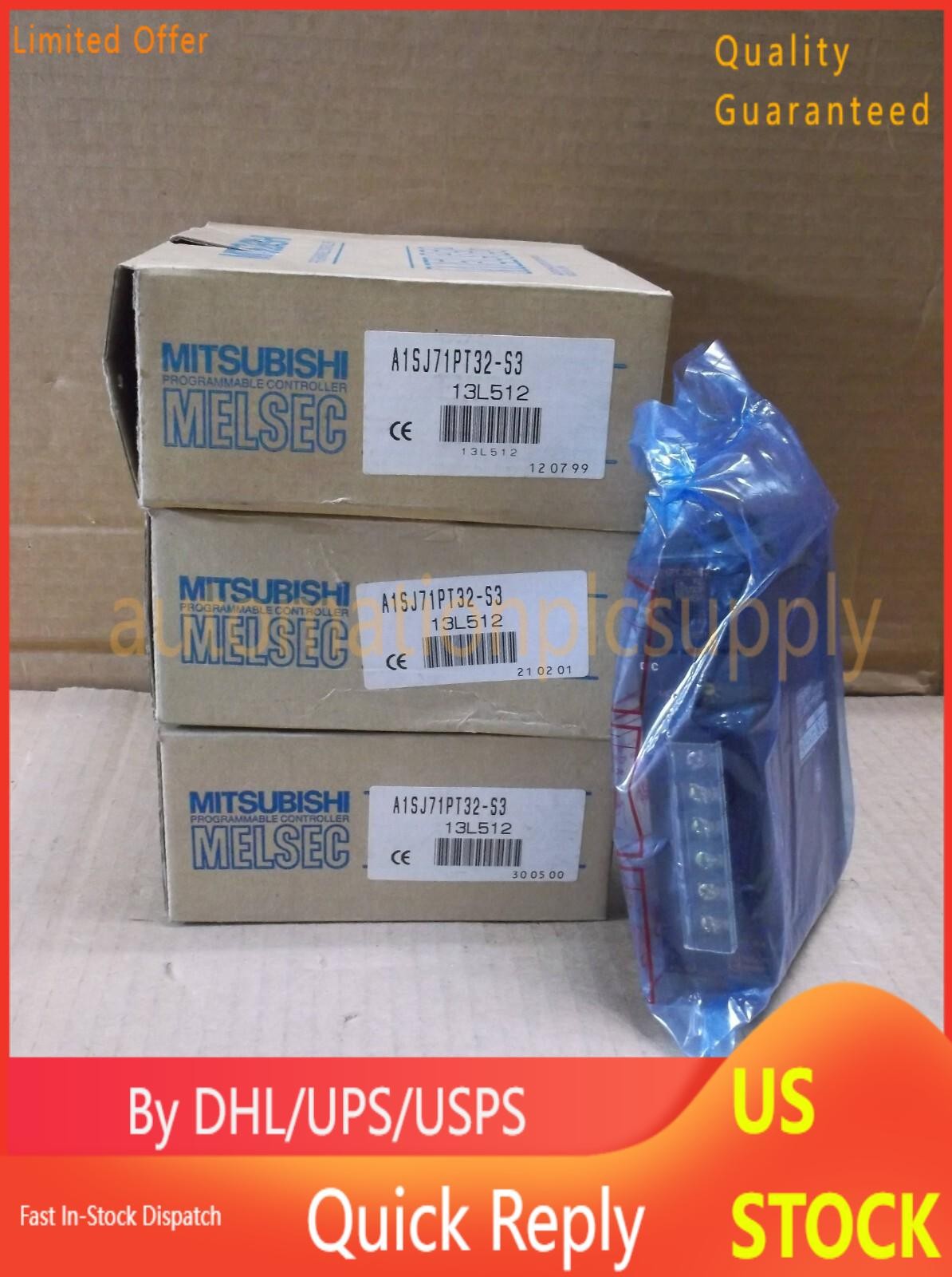 A1SJ71PT32-S3 Mitsubishi PLC NEW In Box MELSEC Net/Mini-S3 Unit Card Module