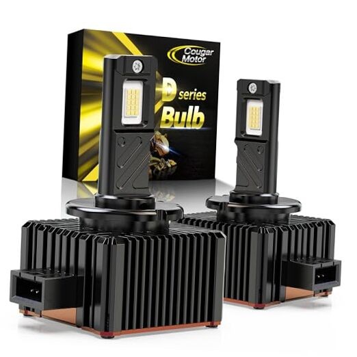 /D1R Bulb, 1:1 Size Xenon Fog Bulb 6500K White 30000LM with D1S 6500 K - White