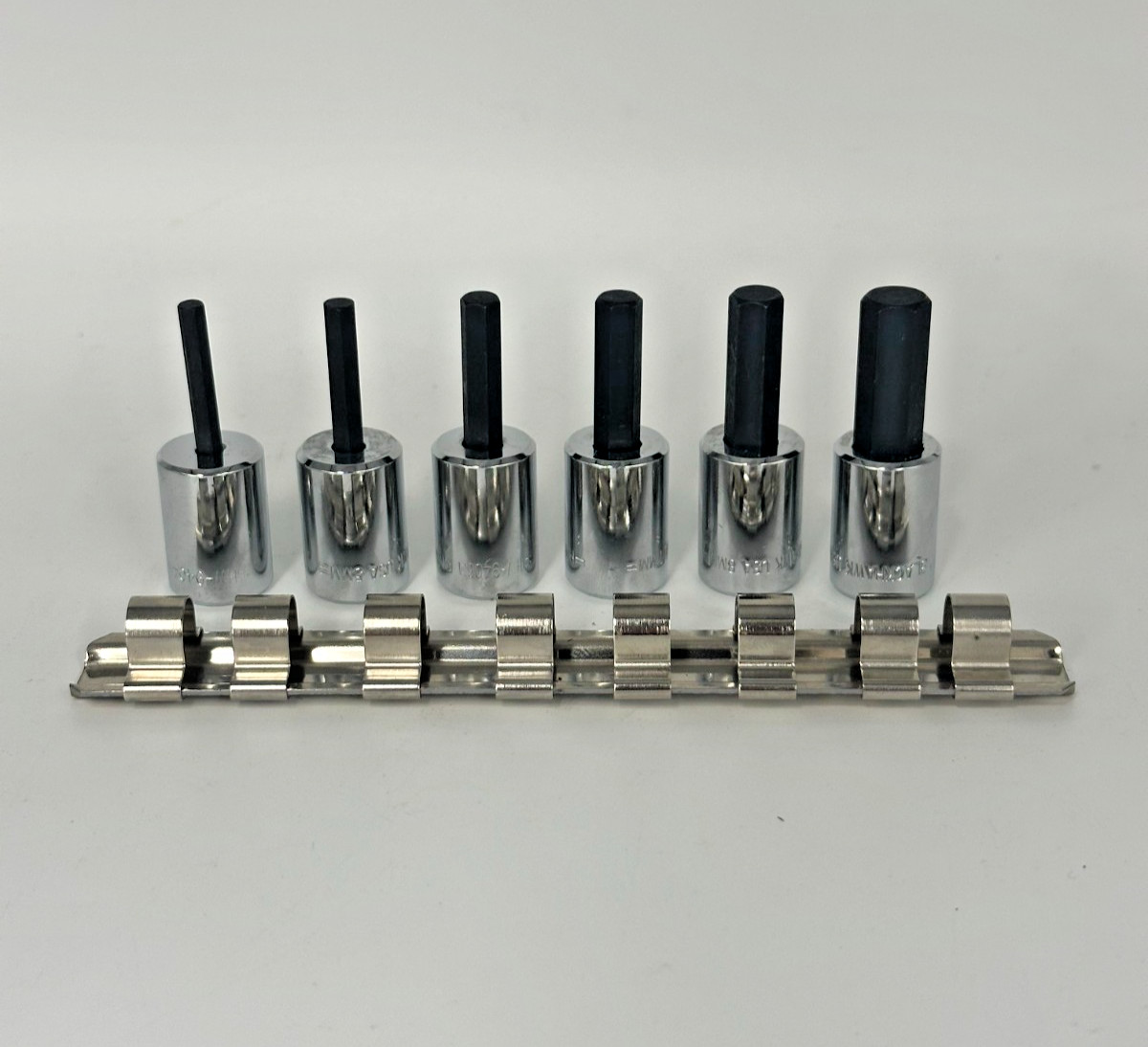 Blackhawk Tools, 6 Piece 3/8" Drive SAE Hex Key Bits, USA 237MNB