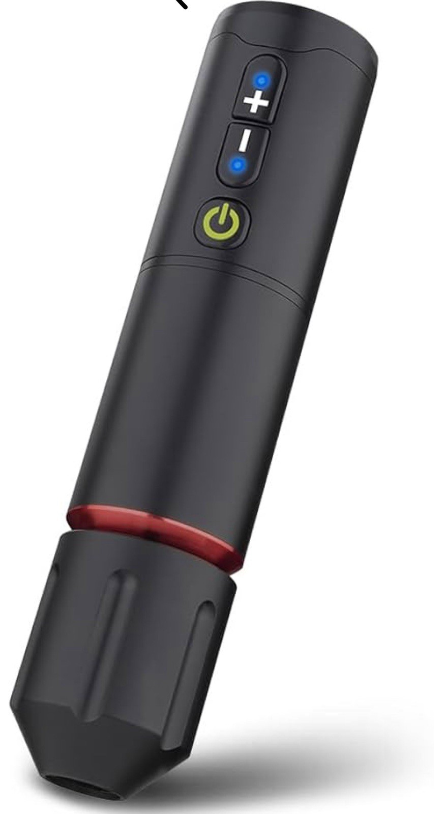 NEW Xnet Typhoon Wireless Rotary Tattoo Machine Pen PMU (Black/Red)