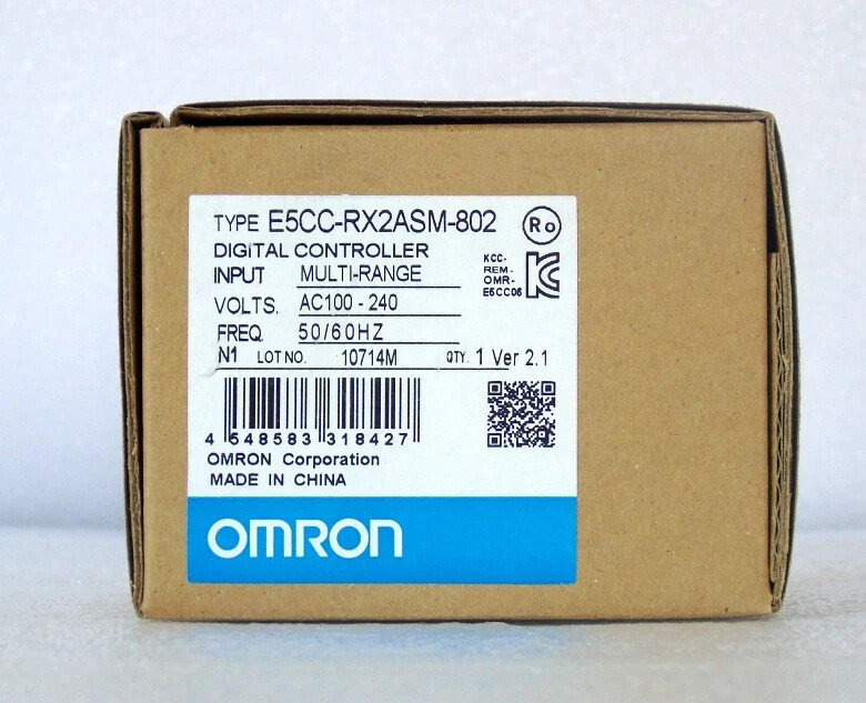 New In Box Omron E5CC-RX2ASM-802 Temperature Controller E5CC-RX2ASM802