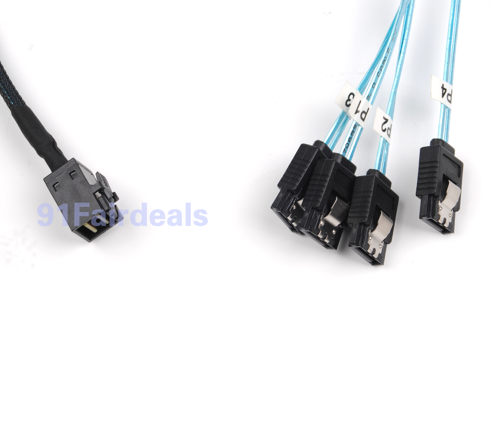 12Gbps mSAS Cable SFF-8643 to 4x SATA 1M mini SAS LSI Avago Adaptec LSI00411