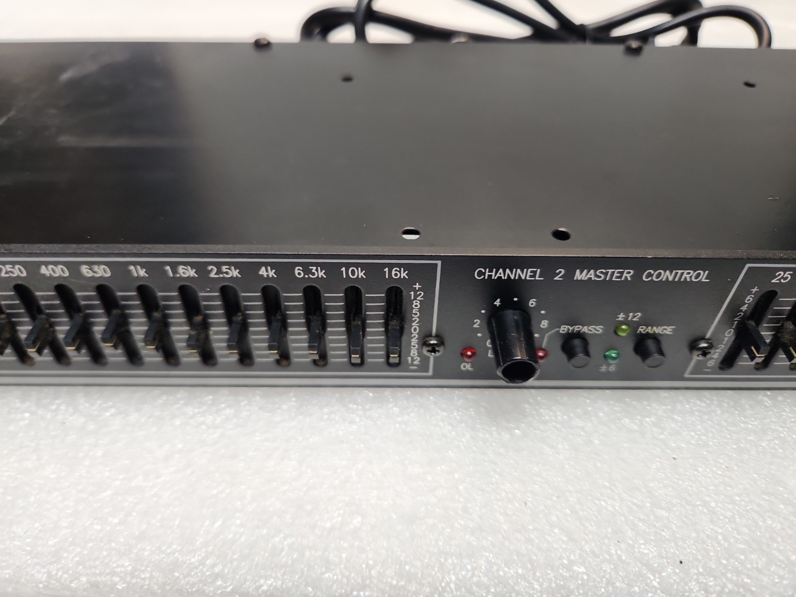Rane ME 15B Graphic Equalizer 2 Channel Rackmount Pro Audio EQ Tested Works