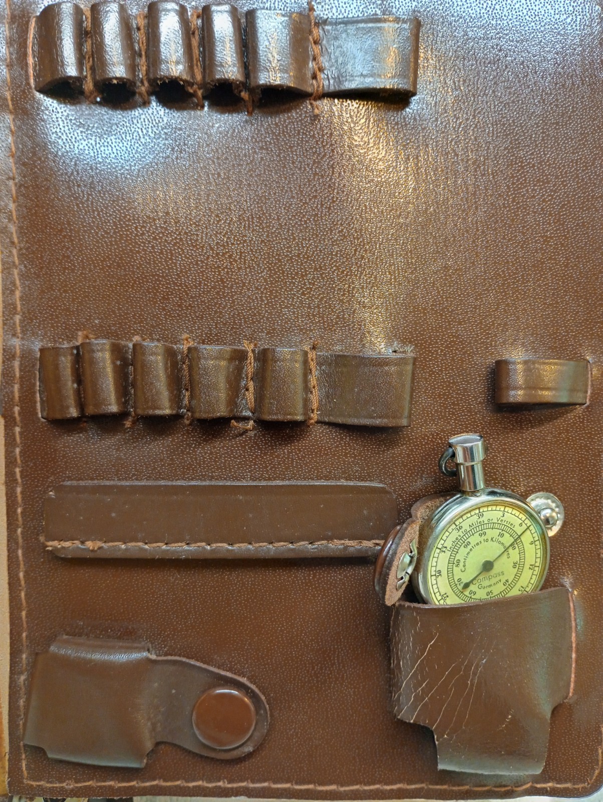 rare soviet military officer field tablet with curvimeter