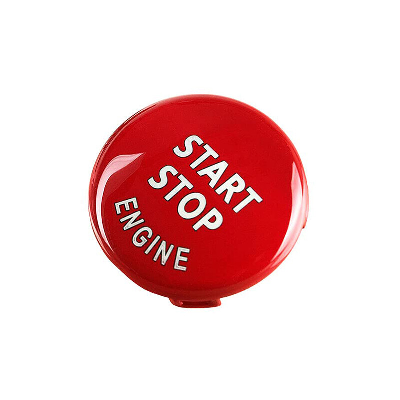 Car Engine Start Stop Switch Button Red Steering Wheel M Mode For BMW E92 E90 M3