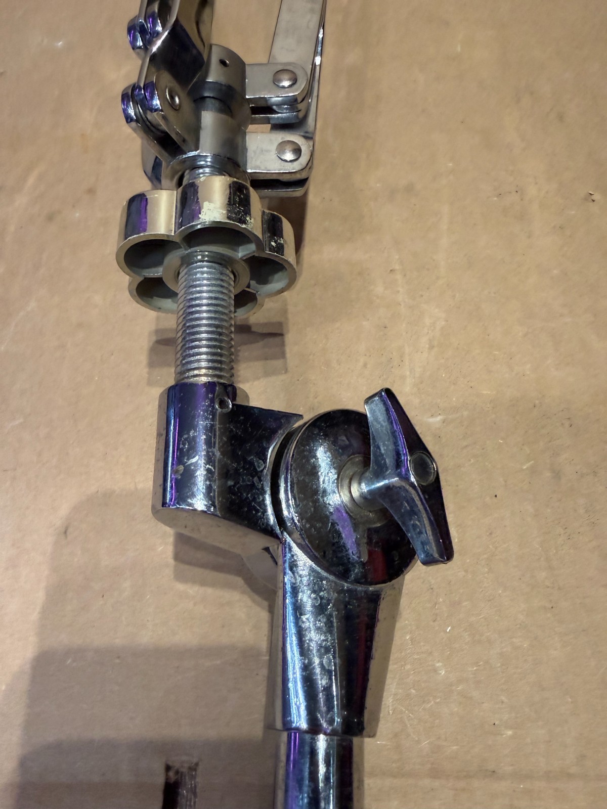 🥁 Double-Braced Snare Stand – 14″ Used – Unbranded
