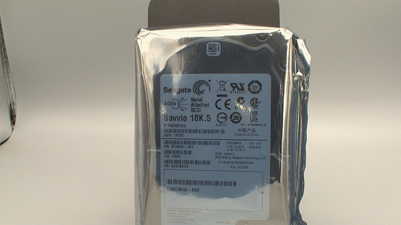 Seagate Savvio 10K.5 900 GB 10000 RPM SAS 6-Gb/S 64MB Cache 2.5-Inch Internal