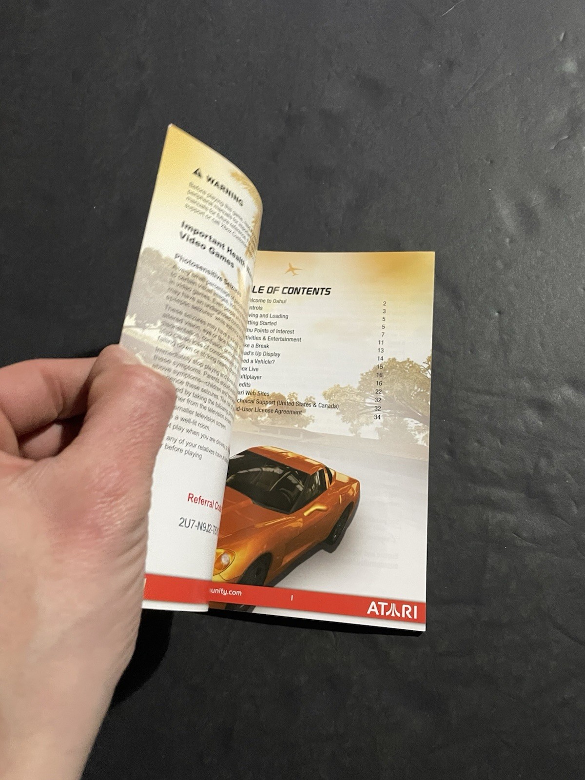 test drive unlimited xbox 360 Manual Only