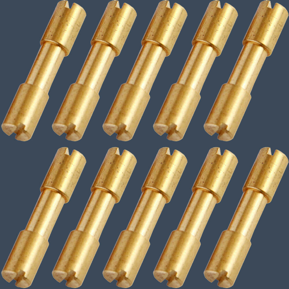 10PC Corby Brass Knife Handle Pin Rivets Knife Handles Fastening Screws Bolt TOS