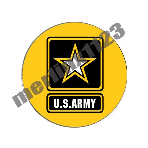 US Army Logo Golf Ball Marker