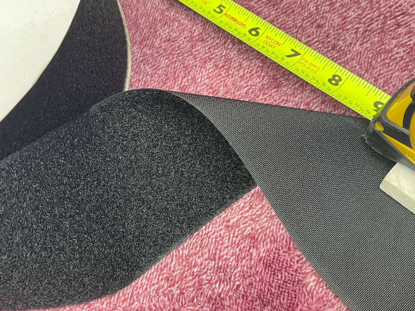 3 inch x 75 foot Black Sew-On Loop Side Only Tape for Hook & Loop