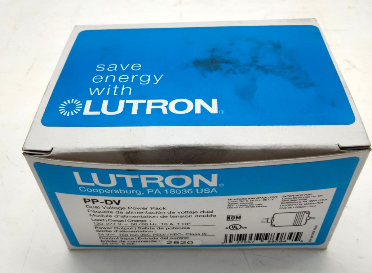 Lutron PP-DV Dual Voltage Power Pack 120-277V 24V