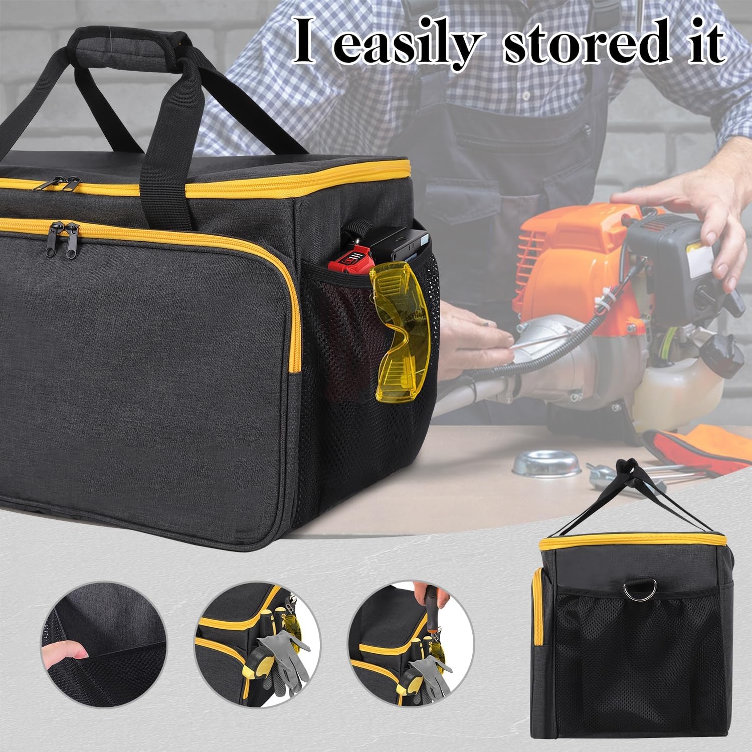 Carry Bag for DEWALT 20V MAX Circular Saw DCS391B/DCS565B,Storage Case for DE...