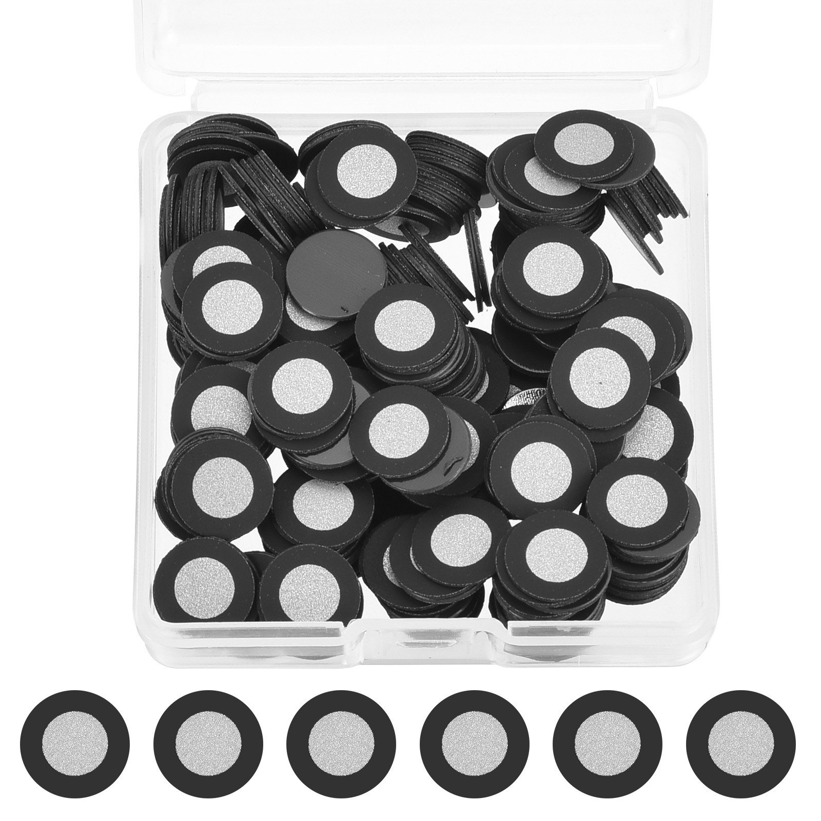 300Pcs 6mm Magnetic 3D Scanning Markers Dots PET Round High Reflective Dots