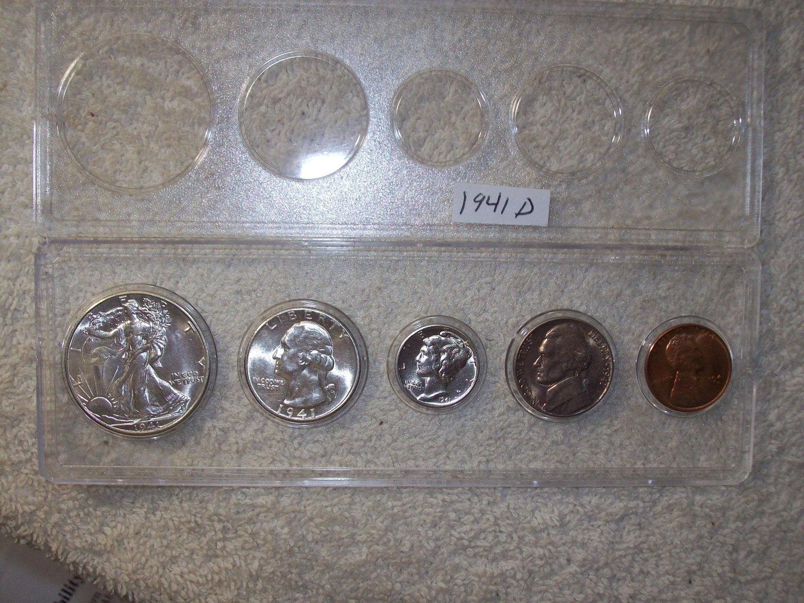 1941 D MINT SET UNCIRCULATED DENVER MINT