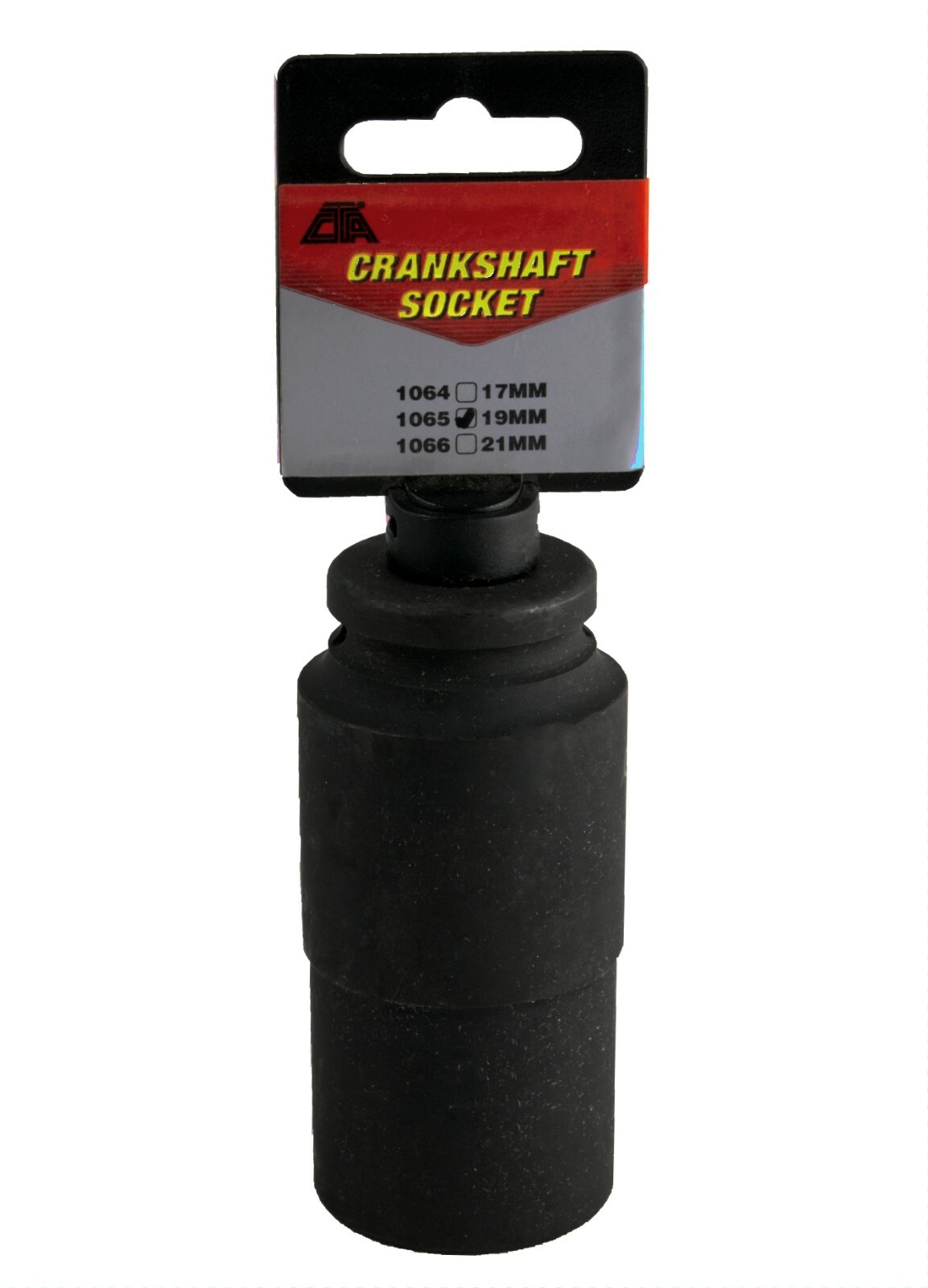 19mm Crank Bolt Crankshaft Socket - 1/2 Square Drive for Honda & Toyota Vehicles