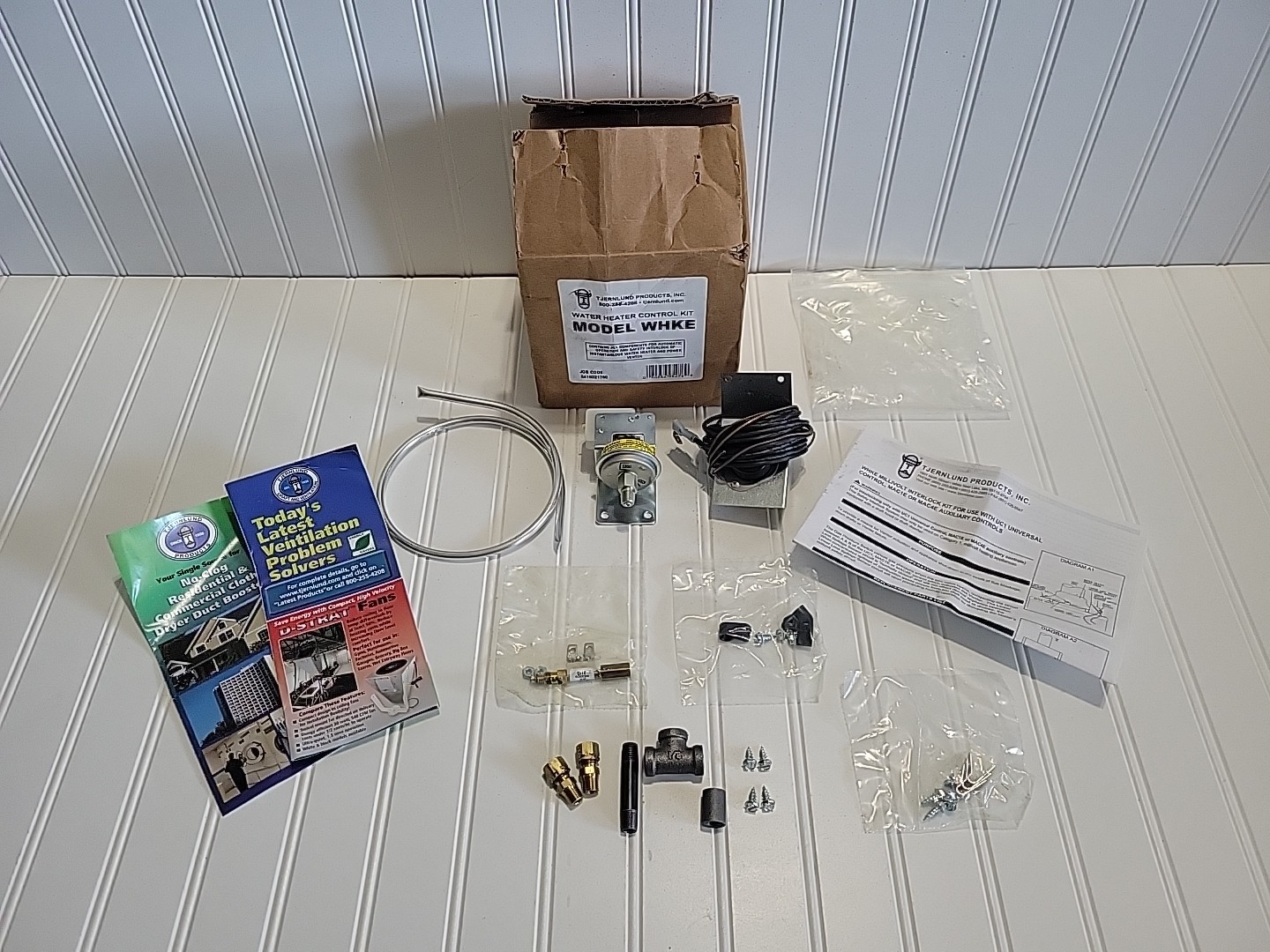 Tjernlund WHKE Water Heater Control Kit For Interlocking Only UC1 MAC1E or MAC4E