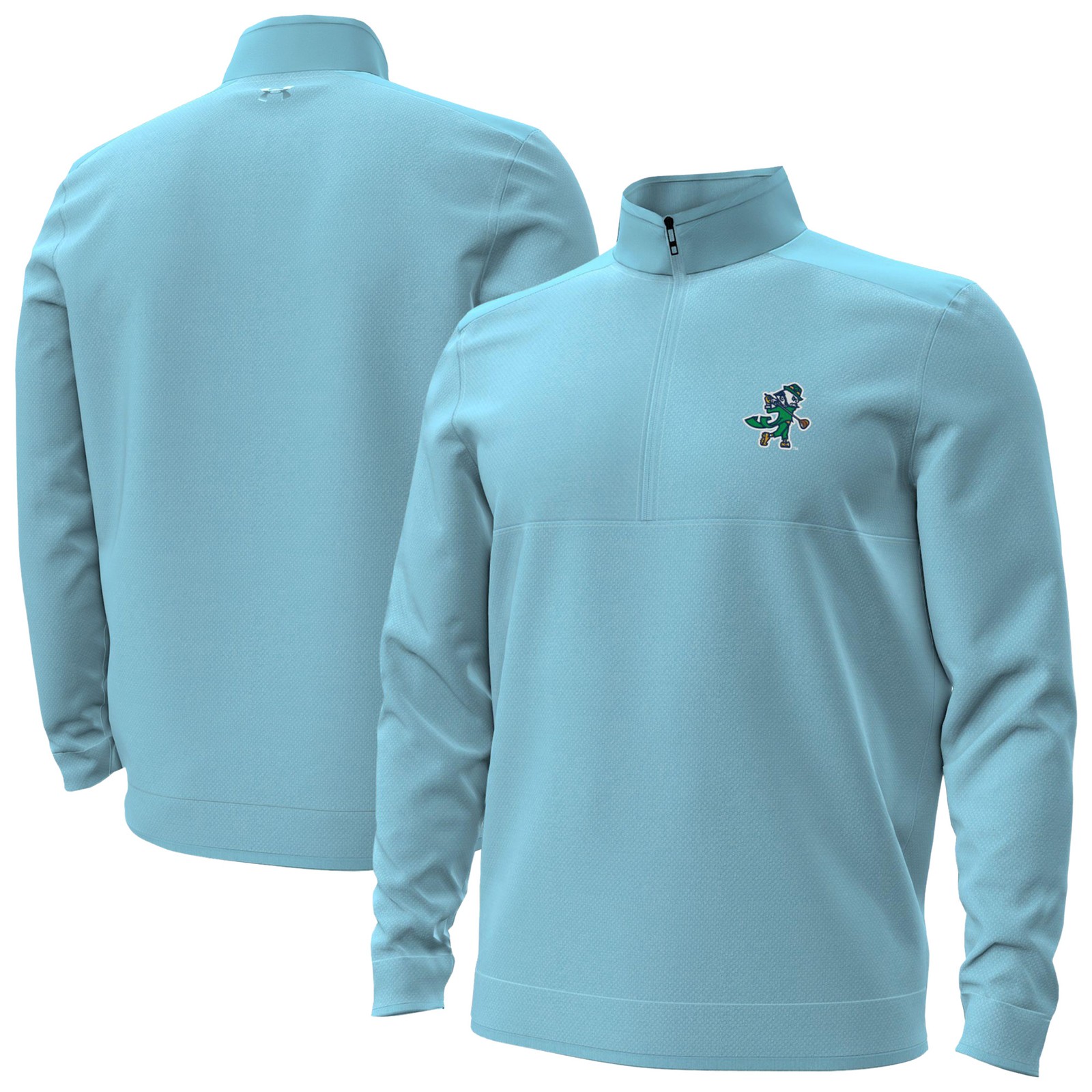 Men's Under Armour  Light Blue Notre Dame Fighting Irish Leprechaun Fairway