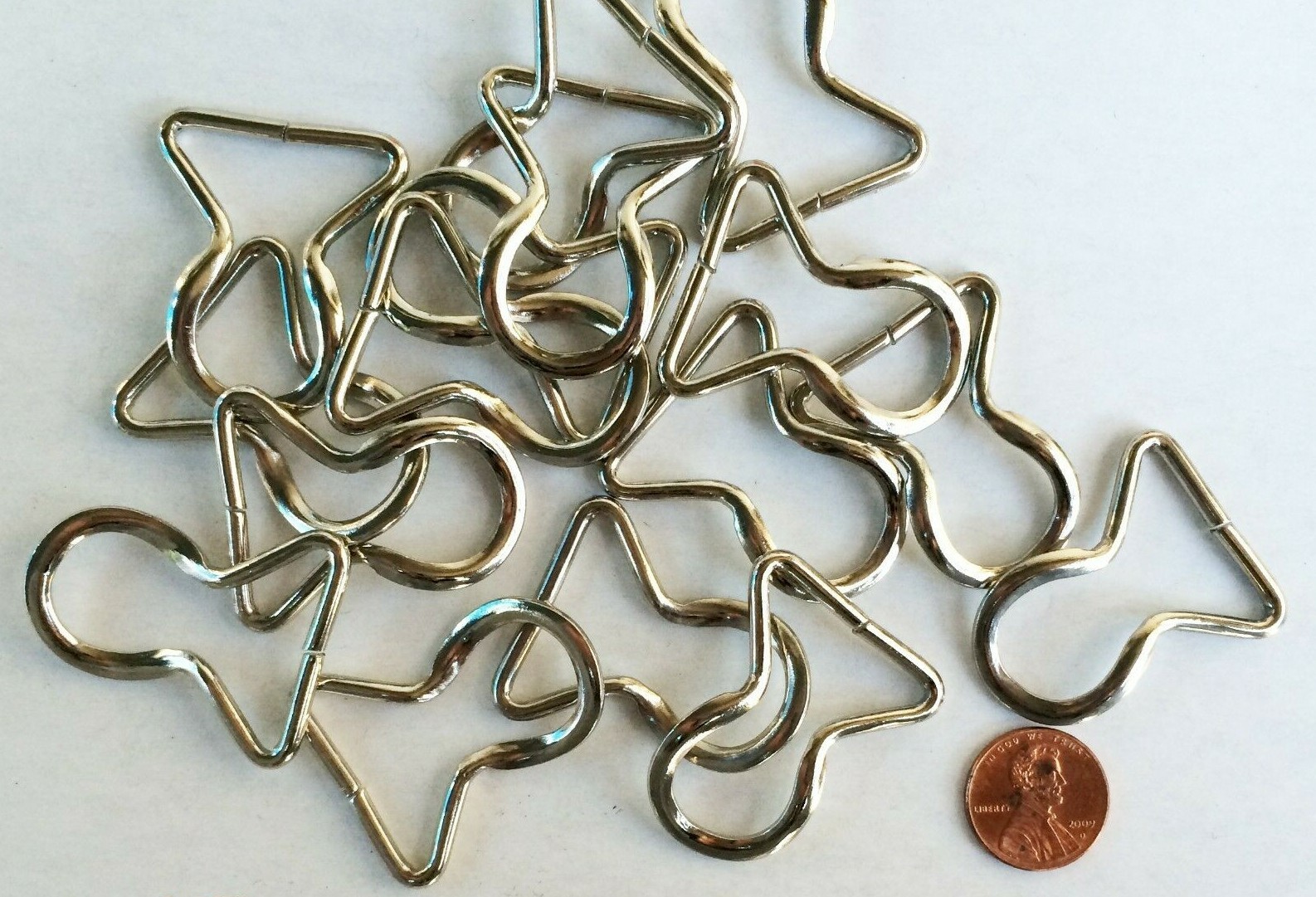 2, 6,10.40 pcs Metal Overall Buckle Loops  7/8" x 1-1/2"  For Suspenders - MB3