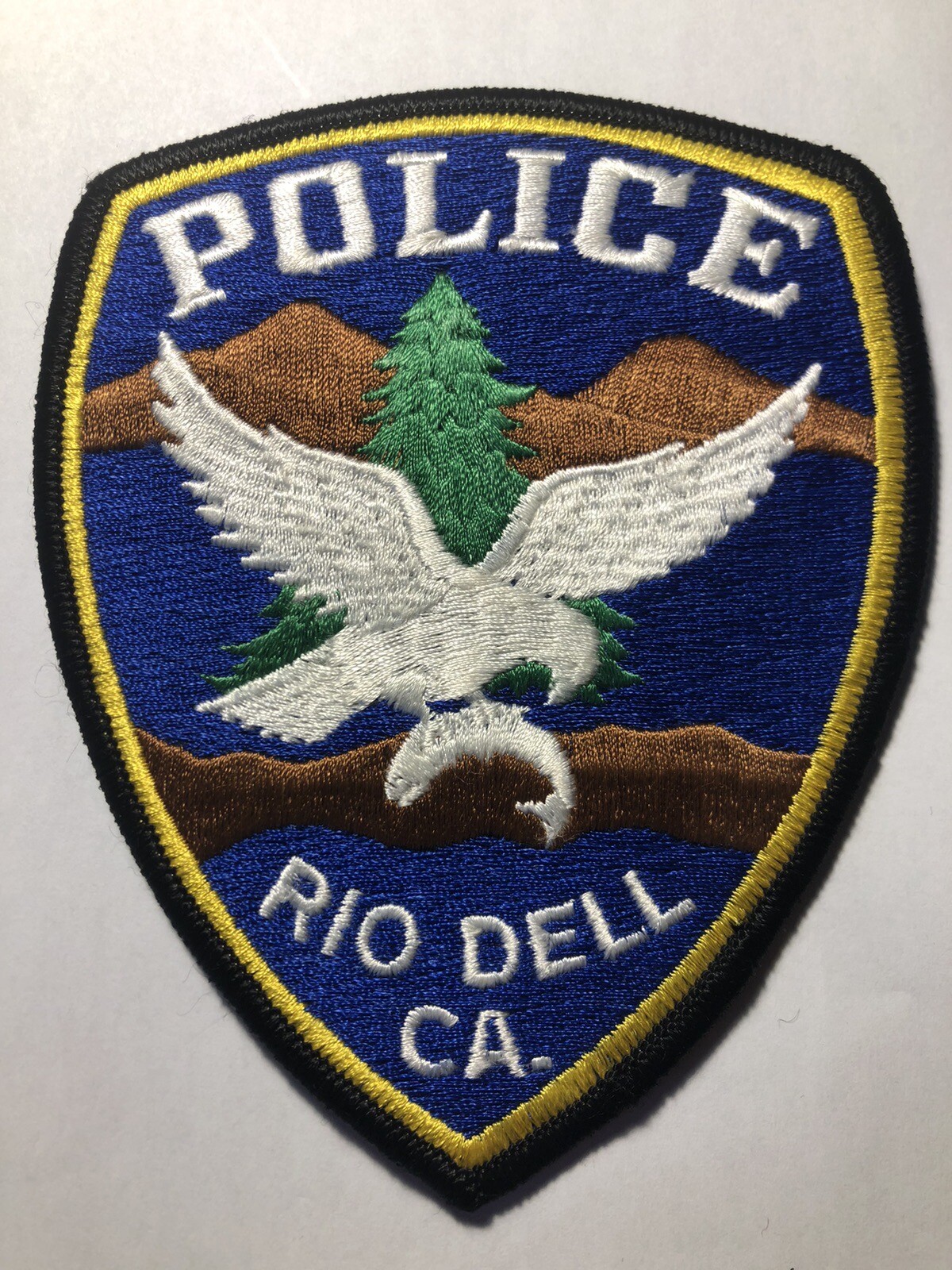 Rio Dell California Police Patch