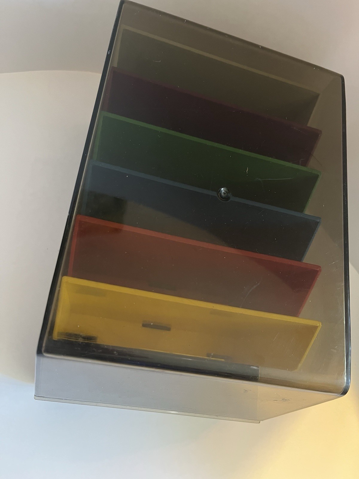 SRW Computer Components Co Minidex /78 Floppy Disc Case Multi Color Sleeves USA