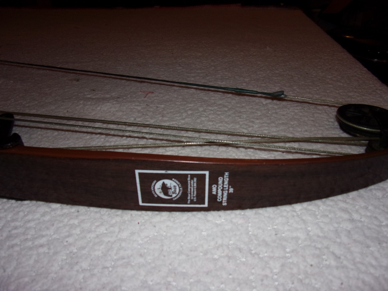 Bear Whitetail Hunter Compound Bow SEE DESCRIPTION