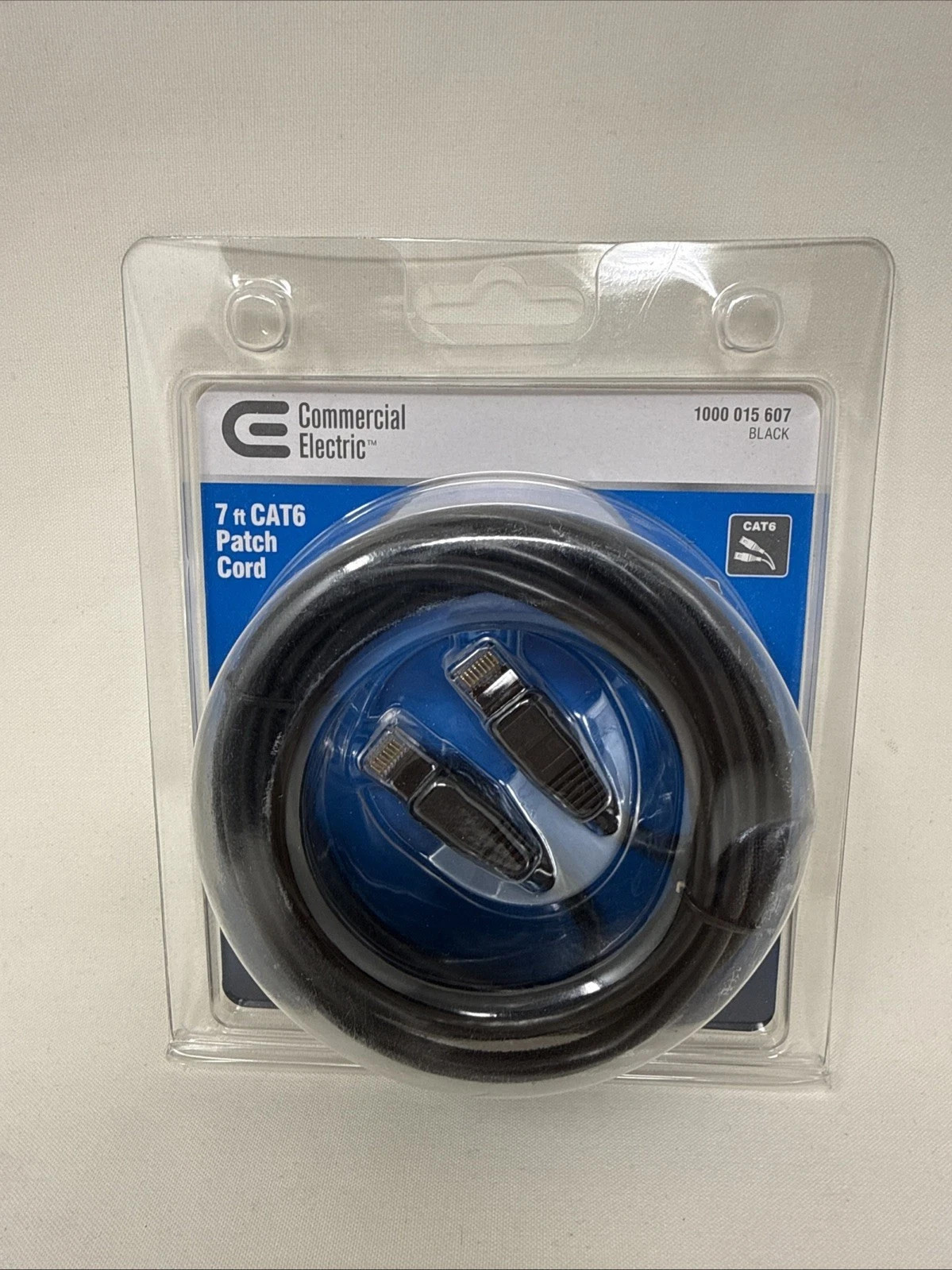 Commercial Electric Cat6 Patch Cord 7ft (RJ-45 Male) Brand NEW!