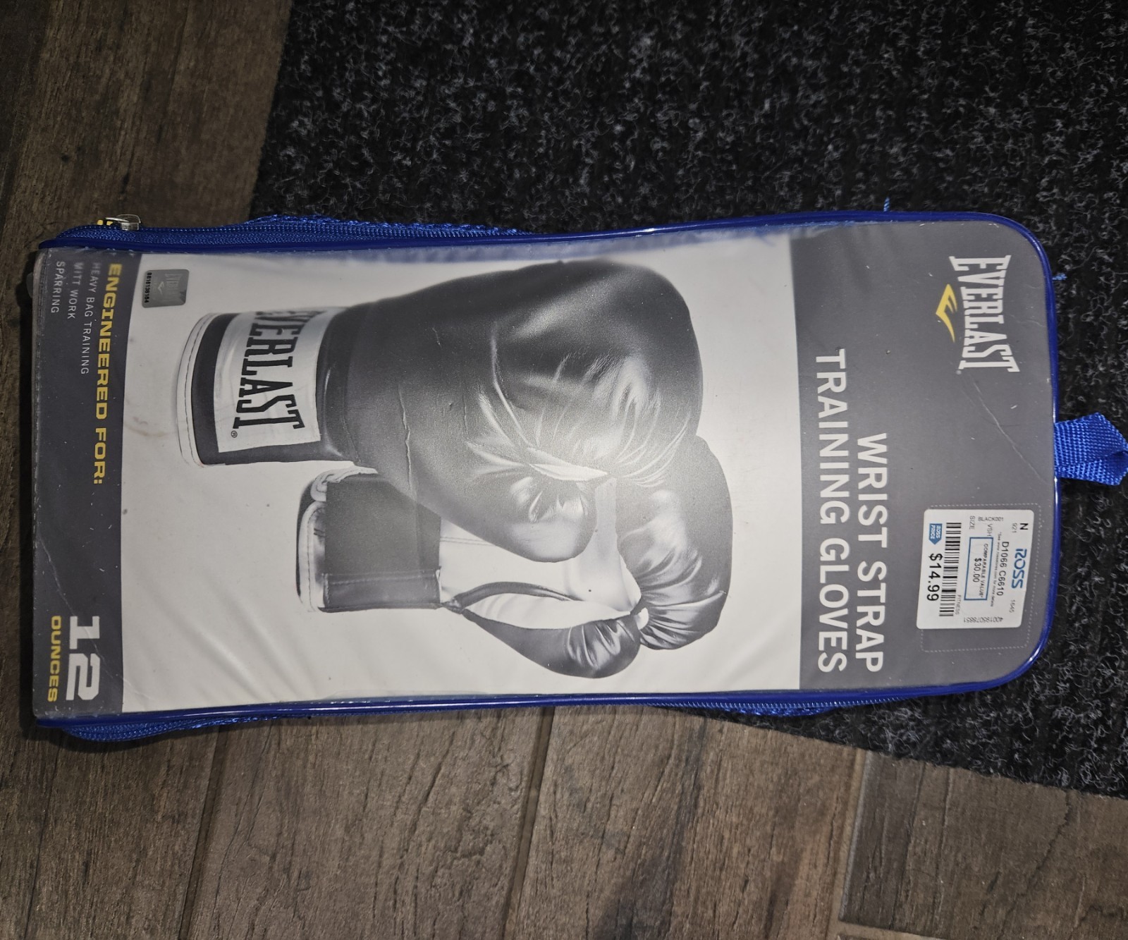 Used Everlast Training Gloves