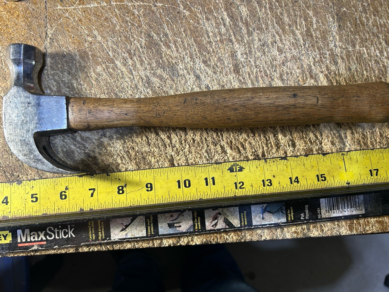 HTF FULTON Nickel Plated Claw Hammer
