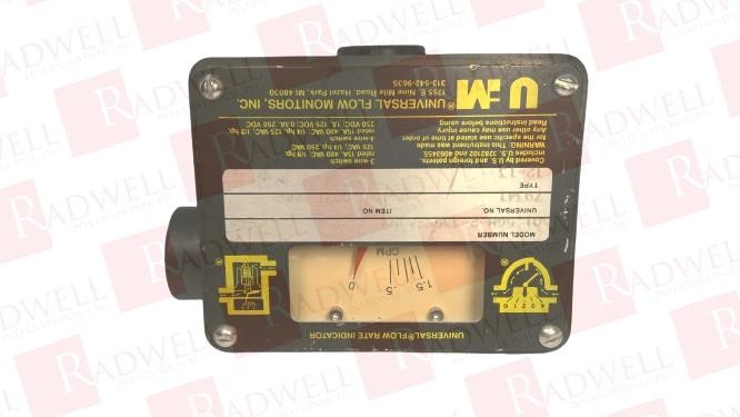 UNIVERSAL FLOW MONITORS 01.5GM-2-225V.9-A3NR / 015GM2225V9A3NR (USED)
