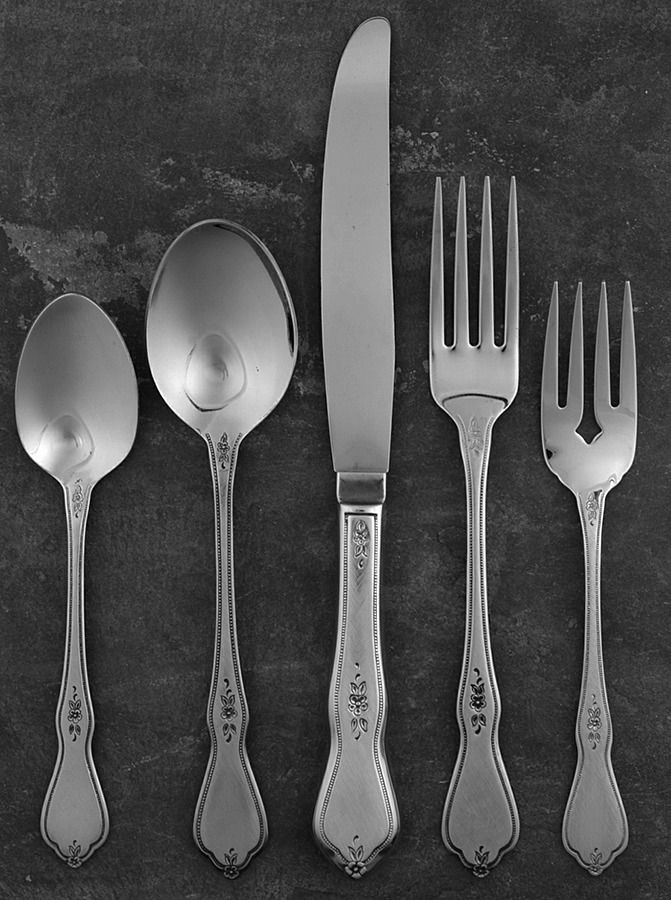 Oneida Silver Morning Blossom 5 Piece Place Setting 6038181