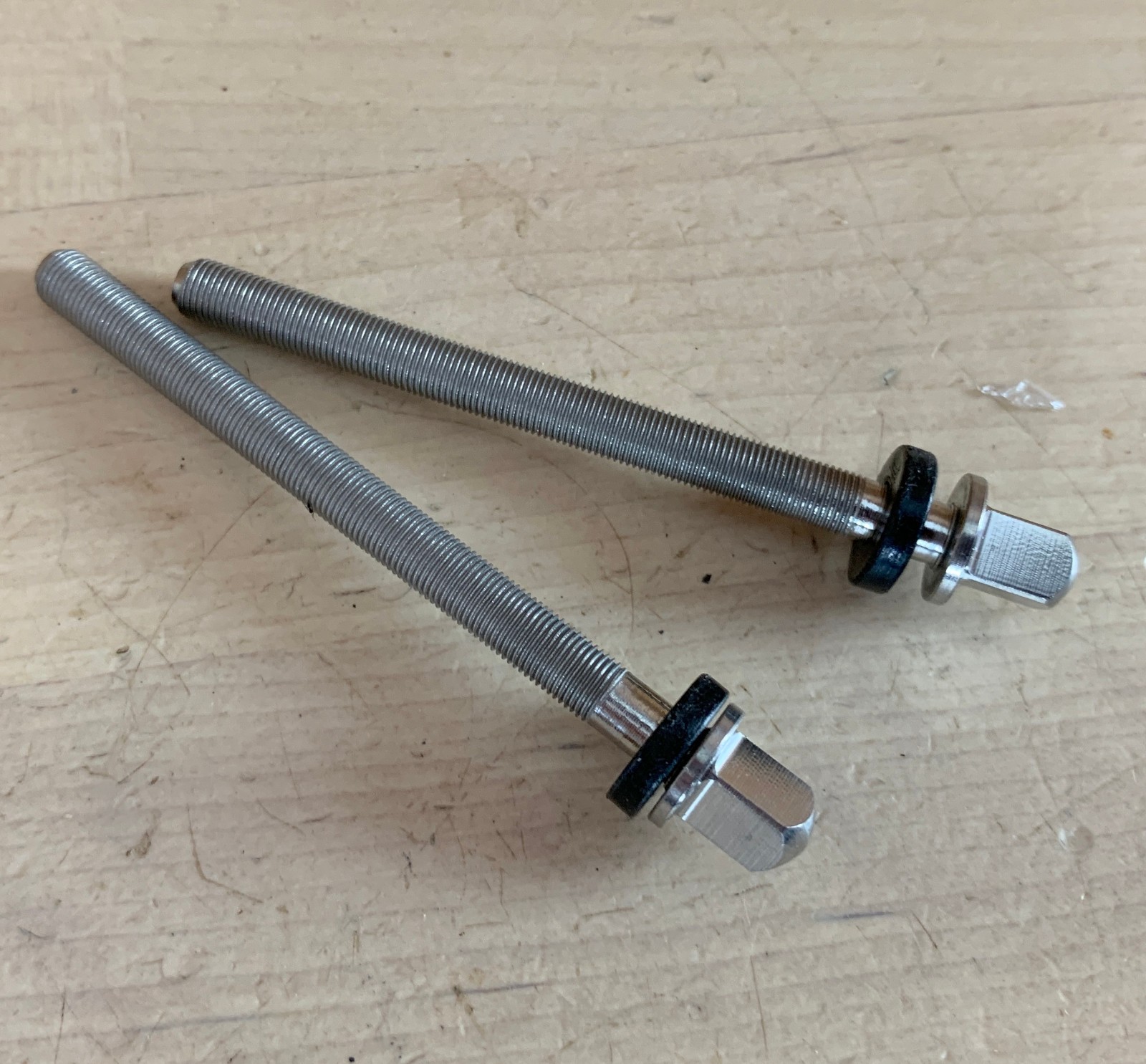 Lot of 2x DW Drum Workshop TP50 True Pitch 2.25 TENSION ROD Snare Tom Drum Part