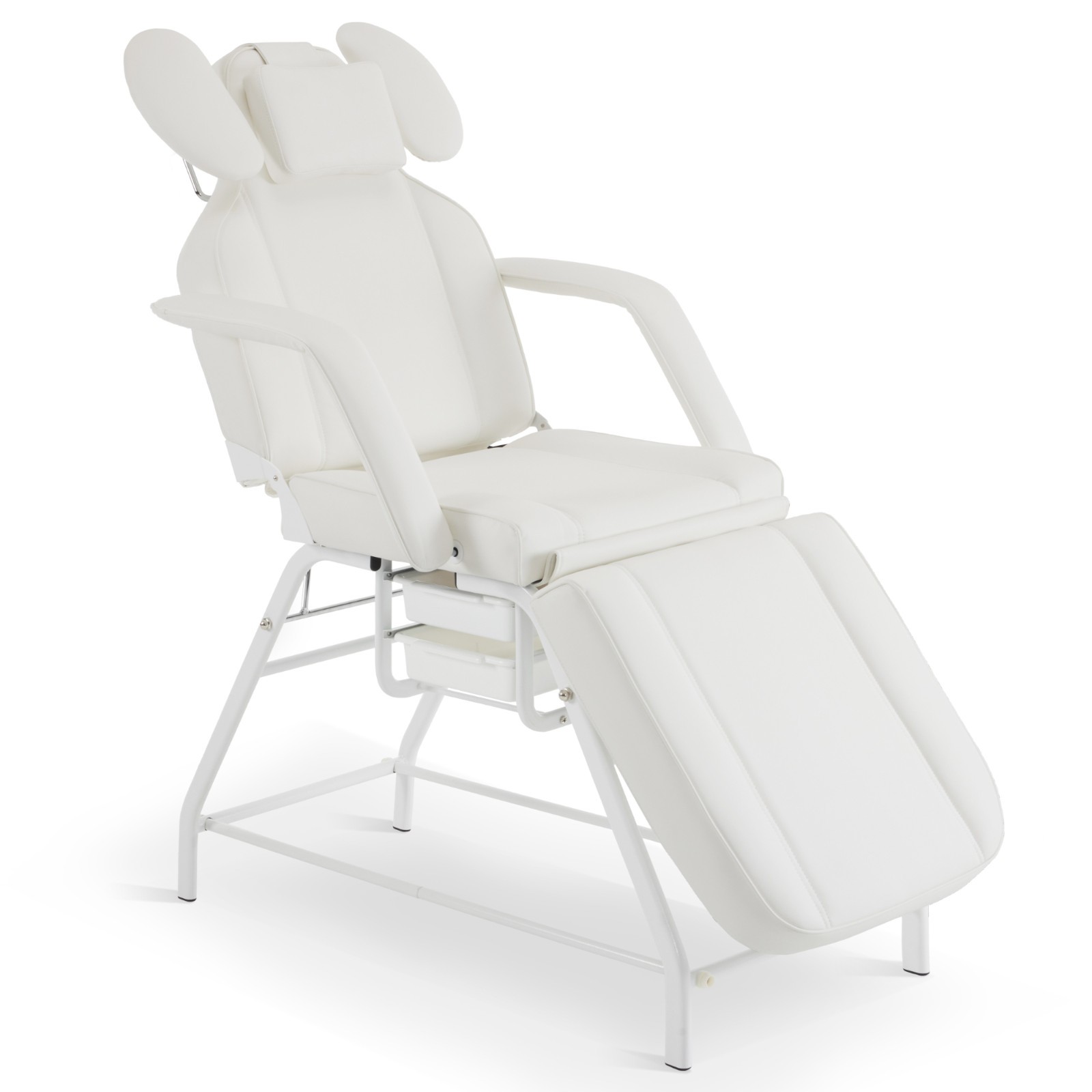 Adjustable esthetician Facial Bed with Storage, Removable Headrest Massage Table